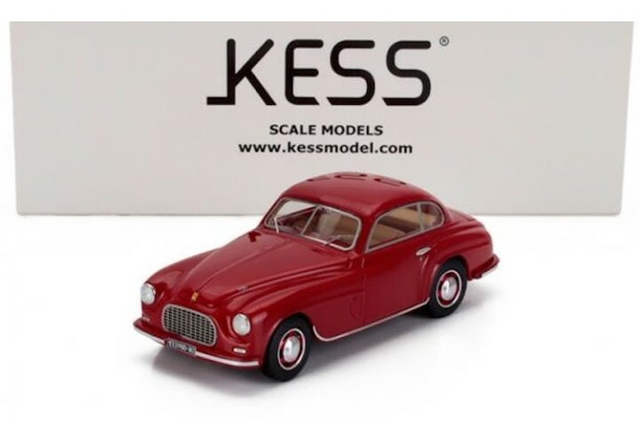 KESS-MODEL 1/43 フェラーリ 166 sn015S インテル ツーリング クーペ 1949 レッド KESS-MODEL 1:43 FERRARI 166 sn015S INTER TOURING COUPE 1949 RED