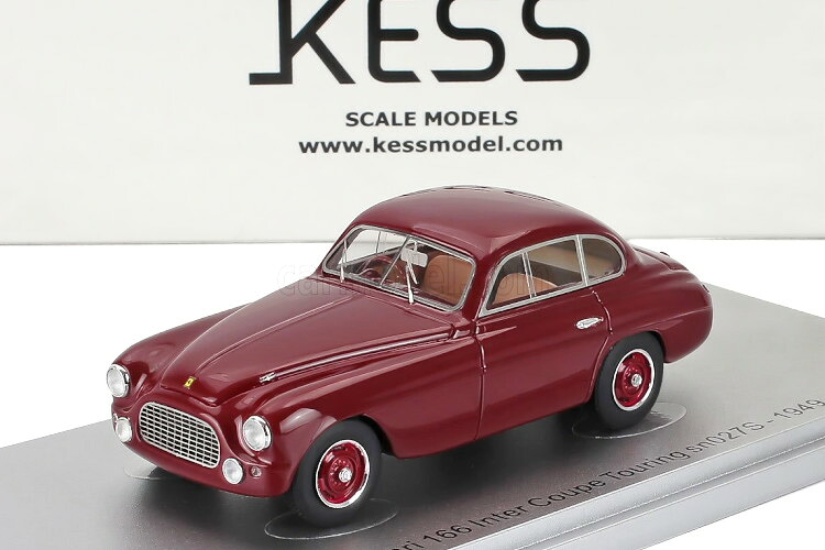 KESS-MODEL 1/43 フェラーリ 166 sn027S インテル ツーリング クーペ 1949 ボルドーKESS-MODEL 1:43 FERRARI 166 sn027S INTER TOURING COUPE 1949 BORDEAUX|Reowide モデルカー カタログ SHOP