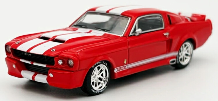 ポップレース 1/64 シェルビー マスタング GT500 レッド カナダ限定 Pop Race 1:64 Shelby Mustang GT500 Red Canada Exclusive