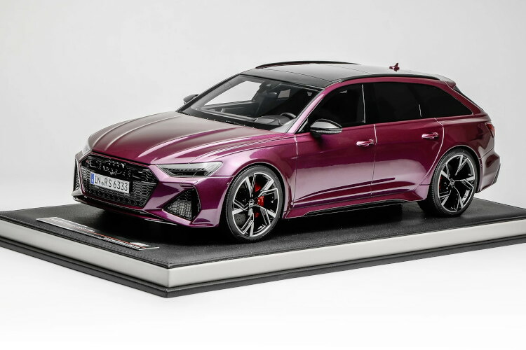 モーターヘリックス 1/12 アウディ A6 RS6 アバント C8 SW ステーション ワゴン 2021 マーリン パープル 20台限定Motorhelix 1:12 AUDI A6 RS6 AVANT (C8) SW STATION WAGON 2021 MERLIN PURPLE LIMITED 20 pcs｜Reowide モデルカー カタログ SHOP