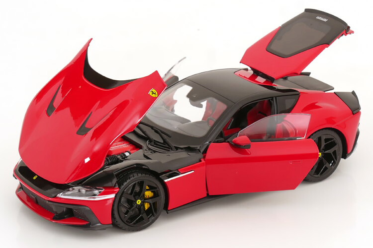POLISTIL 1/18 フェラーリ 12 チリンドリ 2024 レッド 3500台限定 開閉Polistil 1:18 Ferrari 12 Cilindri 2024 red with ShowCase Limited Edition 3500 pcs|Reowide モデルカー カタログ SHOP