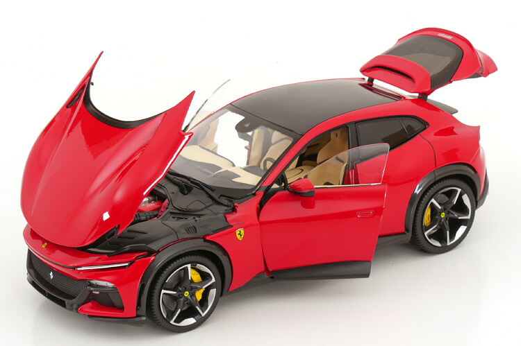 POLISTIL 1/18 フェラーリ プロサングエ 2022 レッド 3500台限定 開閉Polistil 1:18 Ferrari Purosangue 2022 red with ShowCase Limited Edition 3500 pcs|Reowide モデルカー カタログ SHOP