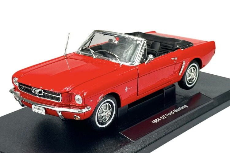 ウェリー 1/18 フォード USA マスタング カブリオレ 1964 レッド 開閉 WELLY 1:18 Ford Usa Mustang Cabriolet 1964 Red