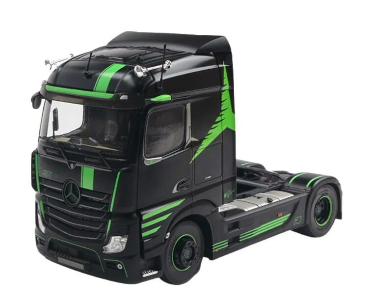 ソリド 1/24 メルセデス ベンツ アクトロス R5 イタリアン 寄せ合わせ SZM 2021 黒いこと 緑であることSolido 1:24 Mercedes-Benz Actros R5 Italian Collection SZM 2021 black green
