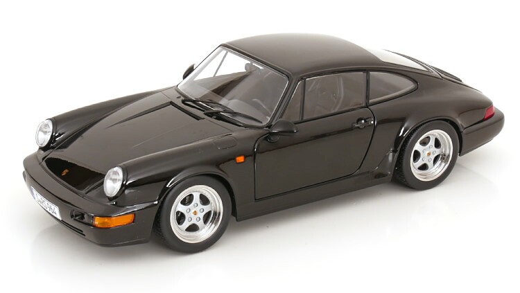 KKスケール 1/12 ポルシェ 911 964 RS スピードラインホイール付 1992 ブラック 開閉KK-Scale 1:12 Porsche 911 (964) RS with Speedline rims 1992 black｜Reowide モデルカー カタログ SHOP