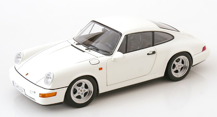 KKスケール 1/12 ポルシェ 911 964 RS スピードラインホイール付 1992 ホワイト 開閉KK-Scale 1:12 Porsche 911 (964) RS with Speedline rims 1992 white｜Reowide モデルカー カタログ SHOP