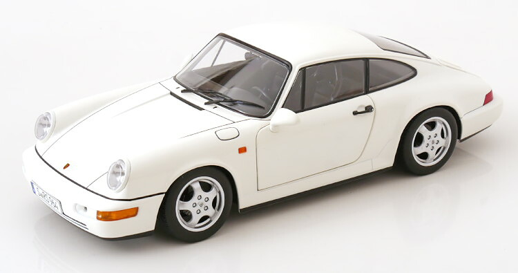 KKスケール 1/12 ポルシェ 911 964 RS カップホイール付 1992 ホワイト 開閉KK-Scale 1:12 Porsche 911 (964) RS with Cup rims 1992 white｜Reowide モデルカー カタログ SHOP