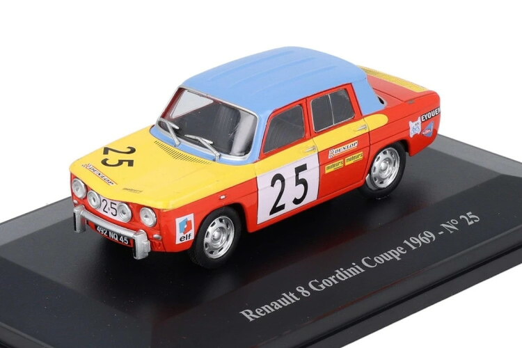 ELIGOR 1/43 ルノー 8 ゴルディーニ クーペ #25 1969 ジャン ピエール ルジェ ELIGOR 1:43 RENAULT 8 Gordini Coupe N25 1969 Jean-Pierre Rouget