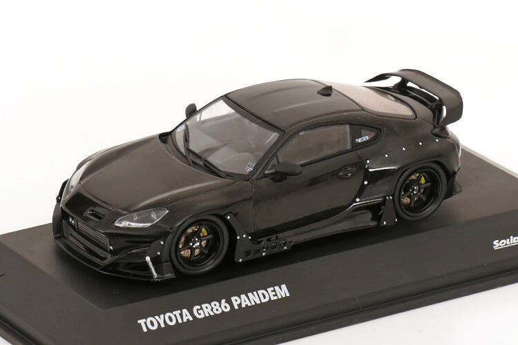 ソリド 1/43 トヨタ GR86 パンデム 2022 ブラックSolido 1:43 Toyota GR86 Pandem 2022 black｜Reowide モデルカー カタログ SHOP