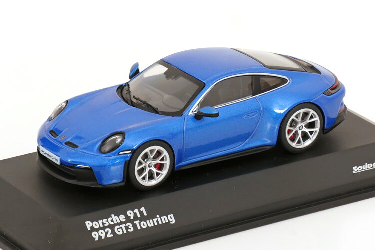 ソリド 1/43 ポルシェ 911 992 GT3 ツーリング ブルーメタリック Solido 1:43 Porsche 911 (992) GT3 Touring bluemetallic
