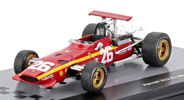 アルタヤ 1/43 フェラーリ 312 F1-68 #26 フォーミュラ1 1968 ジャッキー イクス Altaya 1:43 Ferrari 312 F1-68 N26 formula 1 1968 Jacky Ickx