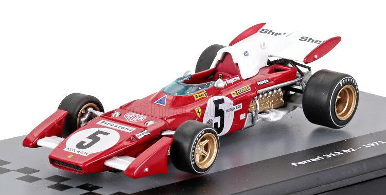 アルタヤ 1/43 フェラーリ 312B2 #5 公式1 1971 粘土 レガツォーニAltaya 1:43 Ferrari 312B2 N5 Formula 1 1971 Clay Regazzoni 車-ミニカー・トイカー