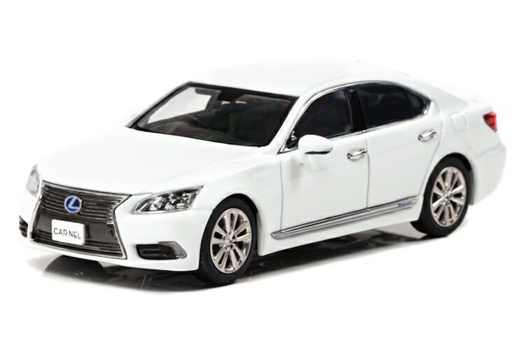 カーネル 1/43 レクサス LS600h バージョンL UVF45 2014 ホワイトパールクリスタルシャイン CAR-NEL 1:43 Lexus LS600h VersionL UVF45 2014 White Pearl Crystal Shine