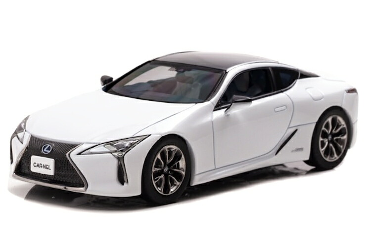 カーネル 1/43 レクサス LC500h Lパッケージ GWZ100 2017 ホワイトノーヴァガラスフレーク CAR-NEL 1:43 Lexus LC500h L package GWZ100 2017 White Nova Glass Flake