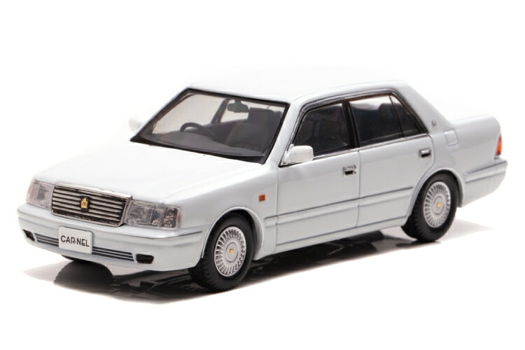 カーネル 1/43 トヨタ クラウン ロイヤルサルーン G JZS155 1999 ホワイトパールクリスタルシャインCAR-NEL 1:43 Toyota Crown Royal Saloon G JZS155 1999 White Pearl Crystal Shine｜Reowide モデルカー カタログ SHOP 10,360円
