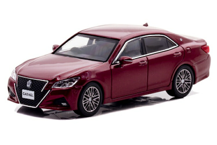 カーネル 1/64 トヨタ ジャケット冠 運動選手 S ジャパンカラーセレクションパッケージ 2015 紅 リッチレッドクリスタルシャインガラスフレーク 499台制限事項CAR-NEL 1:64 Toyota Crown Athlete S Japan Color Selection package 2015 乗り物のおもちゃ-車-おもちゃ