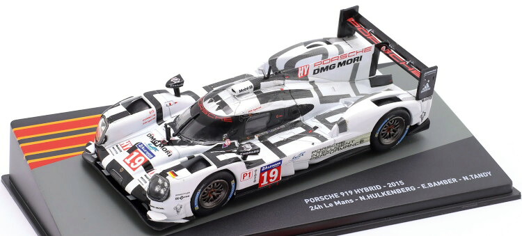 アルタヤ 1/43 ポルシェ 919 ハイブリッド #19 優勝 ル・マン24時間 2015 ニコ ヒュルケンベルグ/アール バンバー/ニック タンディ Altaya 1:43 Porsche 919 Hybrid N19 Winner 24h Le Mans 2015 Nico H・・lkenberg/Earl Bamber/Nick Tandy