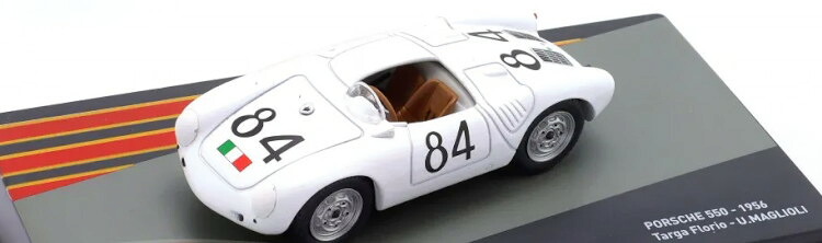 アルタヤ 1/43 ポルシェ 550 Rs スパイダー #84 優勝 タルガ フローリオ 1956 マグリオーリ Altaya 1:43 Porsche 550 Rs Spyder #84 Winner Targa Florio 1956 Maglioli