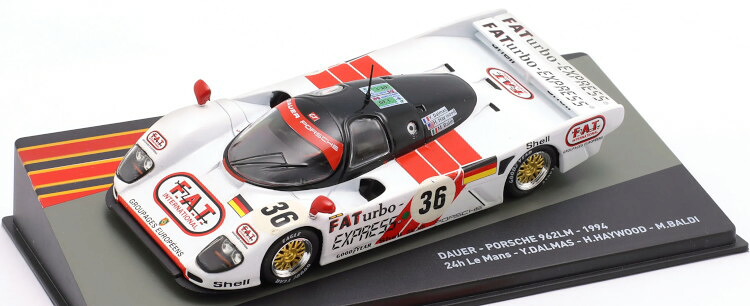 アルタヤ 1/43 ポルシェ 962ルーメン #36 勝ち得る ル・マン24第四次元 1994 バルディ/ダル勢揃え/ヘイウッドAltaya 1:43 Porsche 962ルーメン #36 Winner 24h Le Mans 1994 Baldi Dalmas Haywood おもちゃ-車