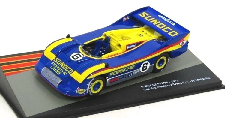 アルタヤ 1/43 ポルシェ 917 30 #6 優勝 カンナム ラグナ セカ 1973 マーク ダナヒュー Altaya 1:43 Porsche 917 30 #6 Winner Can Am Laguna Seca 1973 M.Donohue