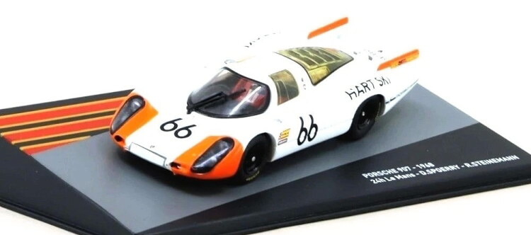 アルタヤ 1/43 ポルシェ 907黄体形成ホルモン #66 2位 ル・マン24第四次元 1968 シュタイネマン/スポーリーAltaya 1:43 Porsche 907黄体形成ホルモン #66 2nd 24h Le Mans 1968 Steinemann Spoerry ミニカー・トイカー-車-おもちゃ