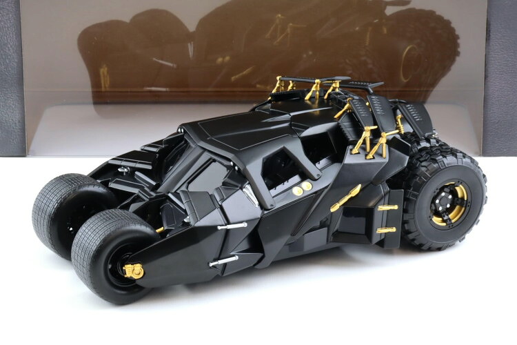 ホットウィール 1/18 バットマン 靉靆たるナイト爵 トリロジー 野球バットモービル タンプラー 黒いことHot Wheels 1:18 BATMAN The Dark Knight Trilogy Batmobile Tumbler black