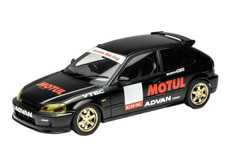 モーターヘリックス 1/18 ホンダ シビック タイプR EK9 マットブラック 399台限定MOTORHELIX 1:18 Honda CIVIC Type R EK9 Matt Black Limited 399 PCS｜Reowide モデルカー カタログ SHOP