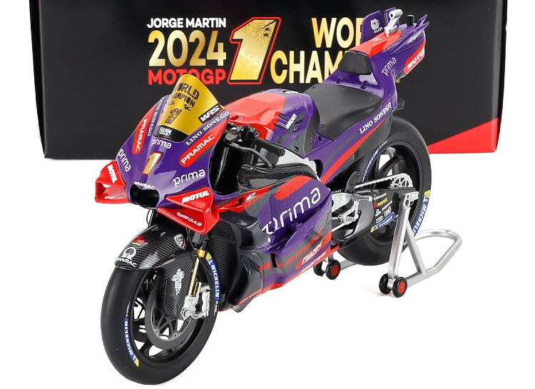 キログラムワークス 1/12 ドゥカティ #1 世界はやりっ児 2024 ホルヘ マルティンKILOWORKS 1:12 Ducati GP24 #1 World Champion 2024 Jorge Martin