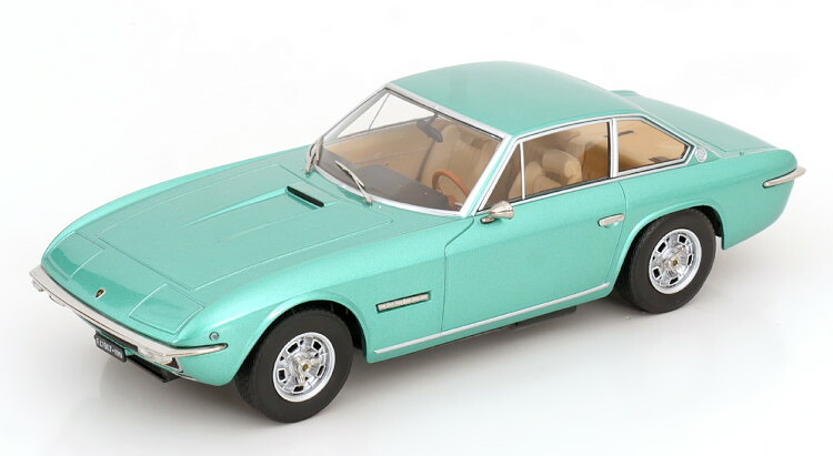 KK規模 1/18 Lamborghini Islero S 1969 ライトグリーン MetallicKK-SCALE 1:18 Lamborghini Islero S 1969 Light Green Metallic