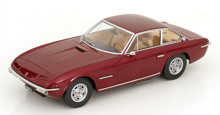KK規模 1/18 ランボルギーニ イスレロ S 1969 レッドメタリックKK-SCALE 1:18 Lamborghini Islero S 1969 Red Metallic