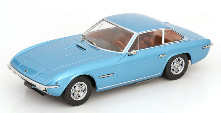 KK規模 1/18 ランボルギーニ イスレロ S 1969 ライトブルーメタリックKK-SCALE 1:18 Lamborghini Islero S 1969 Light Blue Metallic