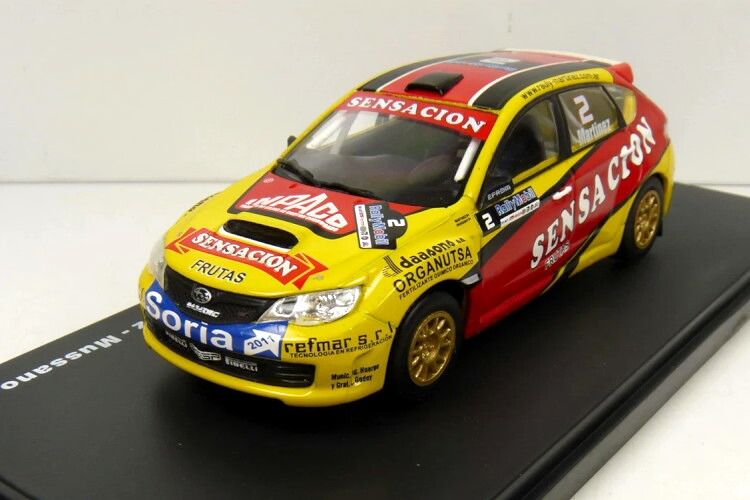 Salvat 1/43 スバル Impreza WRX STI #2 2010 MartinezSalvat 1:43 Subaru Impreza WRX STI #2 2010 Martinez おもちゃ-乗り物のおもちゃ-ミニカー・トイカー