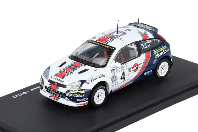 SALVAT 1/43 ジェラルド・r・フォード Focus RS WRC 2001 #4 メキシコ合衆国 ラリーWRC マクレーSALVAT 1:43 FORD Focus RS WRC 2001 #4 Mexico Rally WRC McRae 乗り物のおもちゃ-ミニカー・トイカー