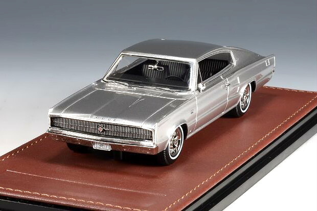 GLM青写真 1/43 ダッジ チャージャー 1967 しろがね色 199台制限事項GLM MODELS 1:43 DODGE CHARGER 1967 SILVER LIMITED 199 pcs