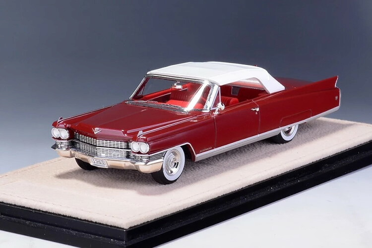 Stamp Models 1/43 キャデラック エルドラド ビアリッツ カブリオレ クローズド 1963 赤いこと 白いこと 199台制限事項Stamp Models 1:43 CADILLAC ELDORADO BIARRITZ CABRIOLET CLOSED 1963 RED WHITE LIMITED 199 pcs