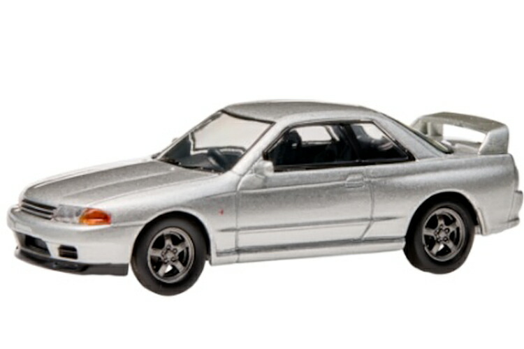 商売人特注 1/64 日産 地上地平 GT-R BNR32 ぴかぴか光るしろがね色Dealer Exclusive 1:64 Nissan Skyline GT-R BNR32 Spark Silver