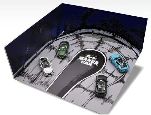 内鰓鉄道車両 1/64 ひな形一こま マンガ ナイト爵表どおりEraCar 1:64 Model Scene Manga Night Street