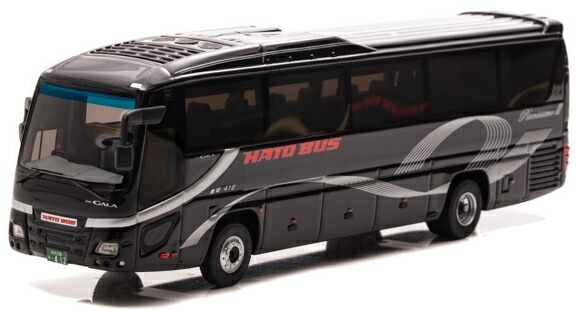 カーネル 1/64 いすゞ ガーラ スーパーハイデッカー はと二階建てバス ピアニシモ3 プラチナ 412号車CARNEL 1:64 Isuzu Gala Super High Decker Hato Bus Pianissimo III Platinum No.412