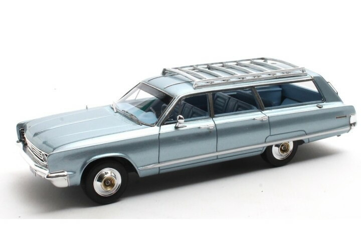 行列 1/43 クライスラー 町\u0026カントリー Year 1966 ライトブルーメタリックMatrix 1:43 Chrysler Town Country Year 1966 Light Blue Metallic