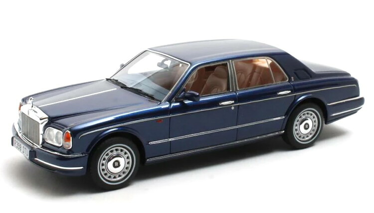行列 1/43 ロールス ロイス しろがね色 セラフ Year 1998 2002 ダークブルーメタリックMatrix 1:43 Rolls-Royce Silver Seraph Year 1998 2002 Dark Blue Metallic