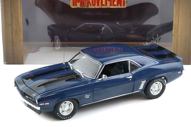 ハイウェイ61 1/18 シボレー カマロ SS クーペ 1969 ブルー ホーム インプルーブメント 2Highway61 1:18 Chevrolet Camaro SS Coupe 1969 Blue Home Improvement 2｜Reowide モデルカー カタログ SHOP