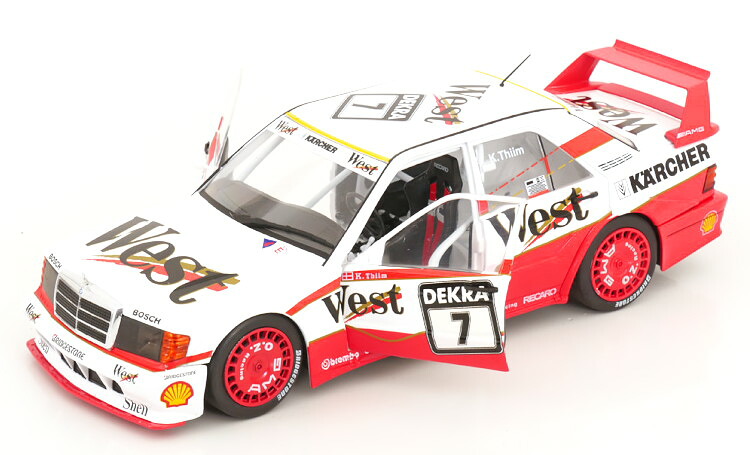 ベルク83 1/18 メルセデス・ベンツ 190E 2.5-16 EVO II #7 DTM 1991 クルト 分隊WERK83 1:18 Mercedes-Benz 190E 2.5-16 Evo II No.7 DTM 1991 Kurt Thiim