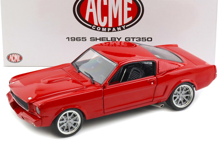 ACME 1/18 フォード シェルビー GT350R プロツーリング クーペ 1965 レッド 限定120台ACME 1:18 Ford Shelby GT350R Pro Touring Coupe 1965 Red Limited 120 pcs.|Reowide モデルカー カタログ SHOP