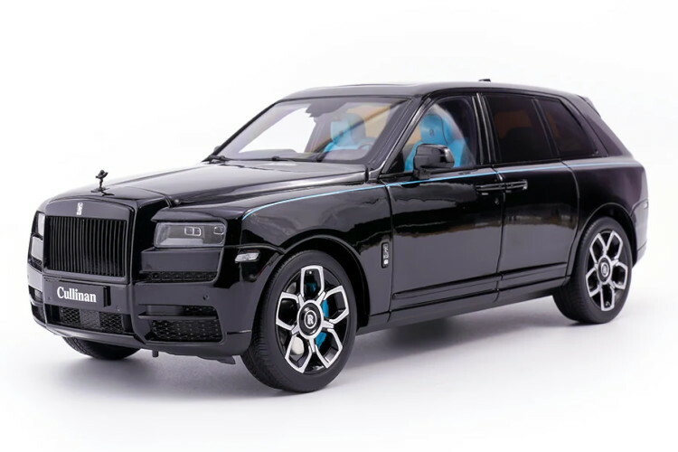 ロールスロイス特注 1/18 ロールスロイス 苛性カリナン 黒いこと 開閉Rolls-Royce 1:18 Rolls-Royce Cullinan Black