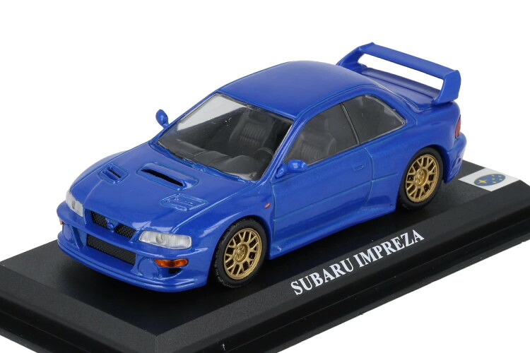 デルプラド 1/43 スバル インプレッサ ブルーメタリックDEL PRADO 1:43 Subaru Impreza Metallic Blue 乗り物のおもちゃ-おもちゃ-車