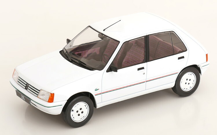 モデルカーグループ 1/18 プジョー 205 1984 ラコステ 白いことModel Car Group 1:18 Peugeot 205 1984 Lacoste White