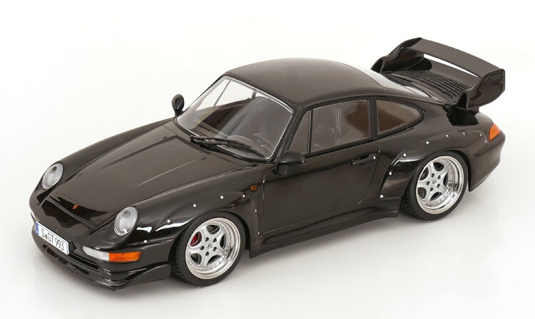 KK規摸 1/18 ポルシェ 911 993 GT2 1996 黒いこと スピードラインリムKK Scale 1:18 Porsche 911 993 GT2 1996 Black Speedline Rims