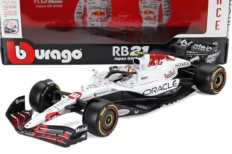 ブラーゴ 1/18 赤いことブル RB21 #22 日本グランプリ 2025 角田裕毅Burago 1:18 Red Bull RB21 #22 Japanese GP 2025 Yuki Tsunoda