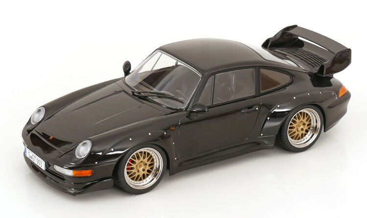 KK規摸 1/18 ポルシェ 911 993 GT2 1996 黒いこと BBSリムKK Scale 1:18 Porsche 911 993 GT2 1996 Black BBS Rim