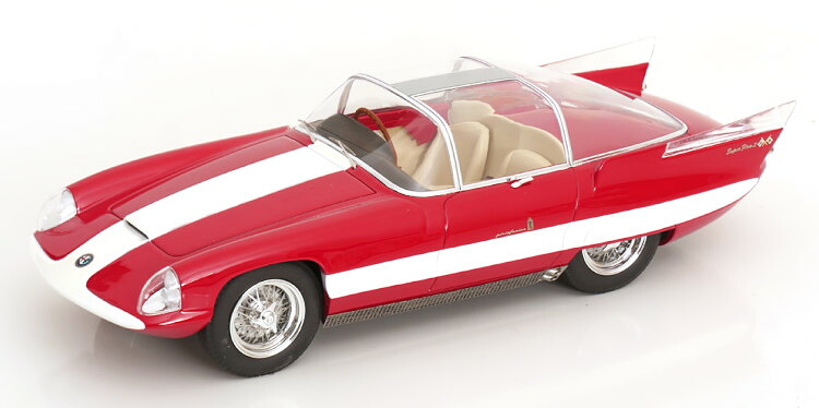 マキシマ 1/18 アルファロメオ 6C 3000 スーパーフロー 2 ピニンファリーナ 1956 レッド ホワイトMaxima 1:18 Alfa Romeo 6C 3000 Superflow II Pininfarina 1956 RED WHITE|Reowide モデルカー カタログ SHOP